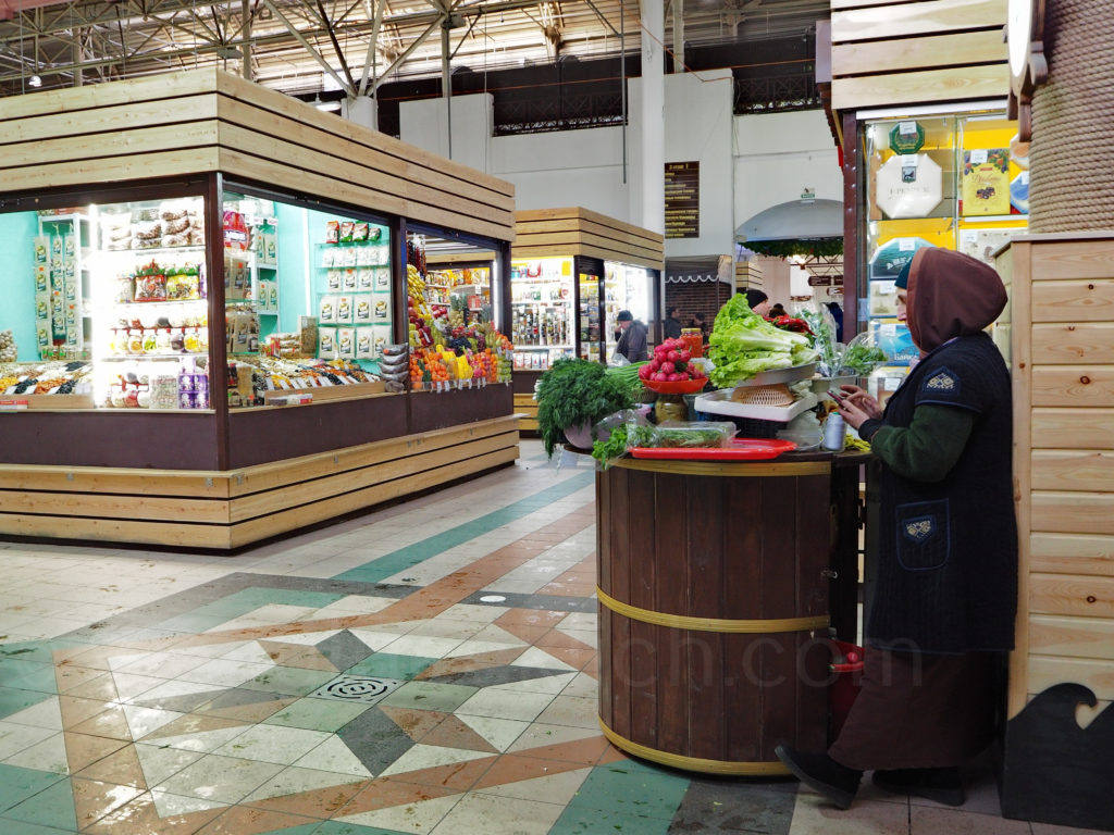 Irkutsk Sibirien Markt Halle