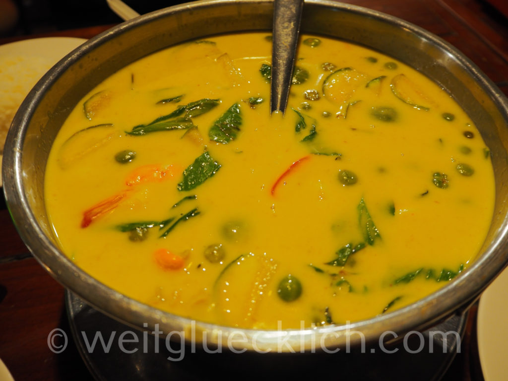 Weltreise Thailand Bang Bao green Curry