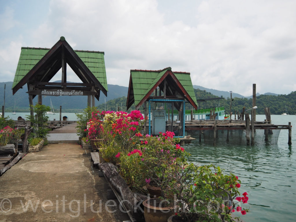 Weltreise Thailand Koh Chang Salak Phet Fischerdorf fisherman village