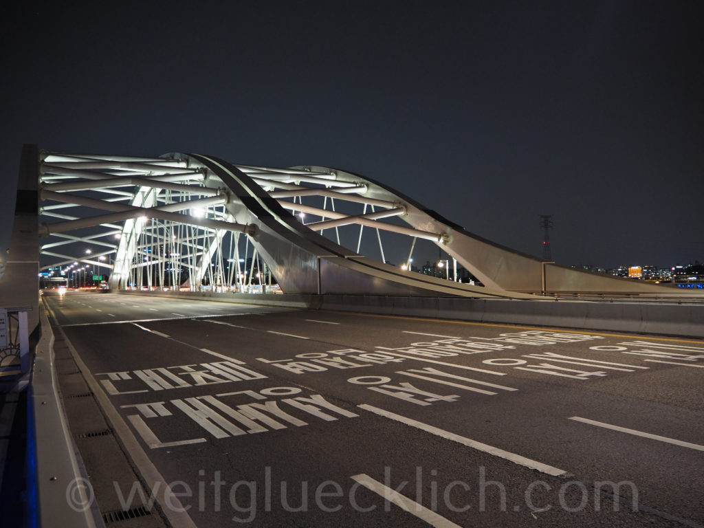 Weltreise 2020 Suedkorea Seoul Ausfluege Hangang Park Yanghwa bridge