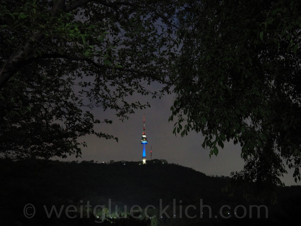 Weltreise 2020 Suedkorea Seoul Namsan Mountain Park Seoul Tower