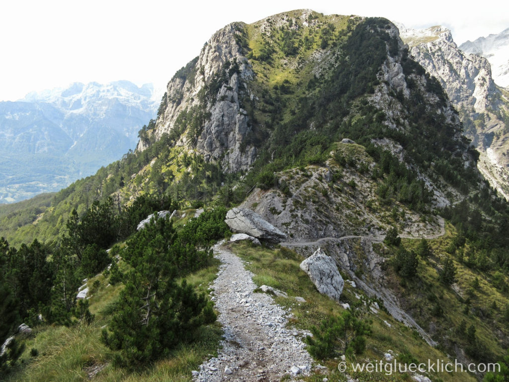 Peaks of the Balkans Albanien Gipfel neben Valbona Pass