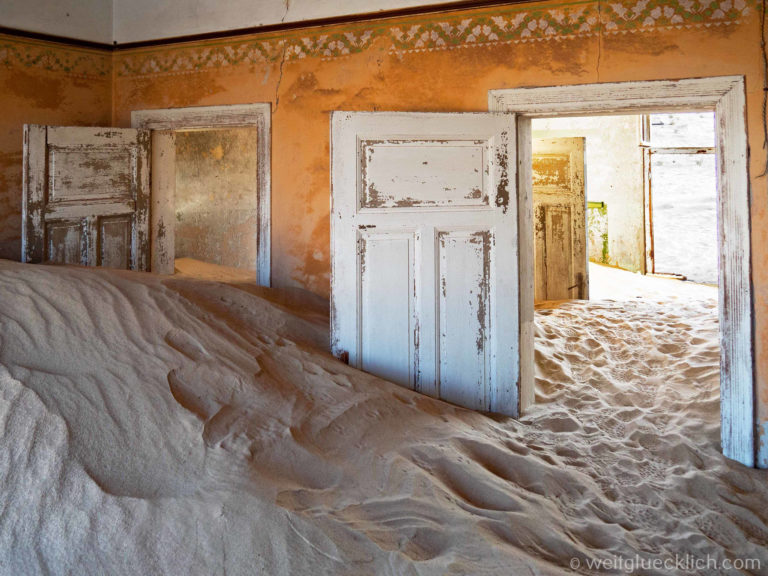 Weltreise 2021 Namibia Geisterstadt Kolmanskop