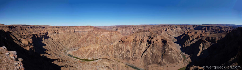 Weltreise 2021 Namibia Fish River Canyon Panorama
