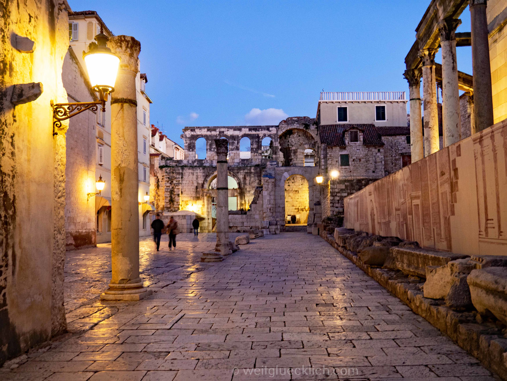 Weltreise 2021 Kroatien Split Altstadt Diokletianpalast