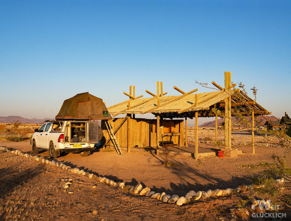 Weltreise 2021 Namibia Sossus Oasis Campsite Stellplatz