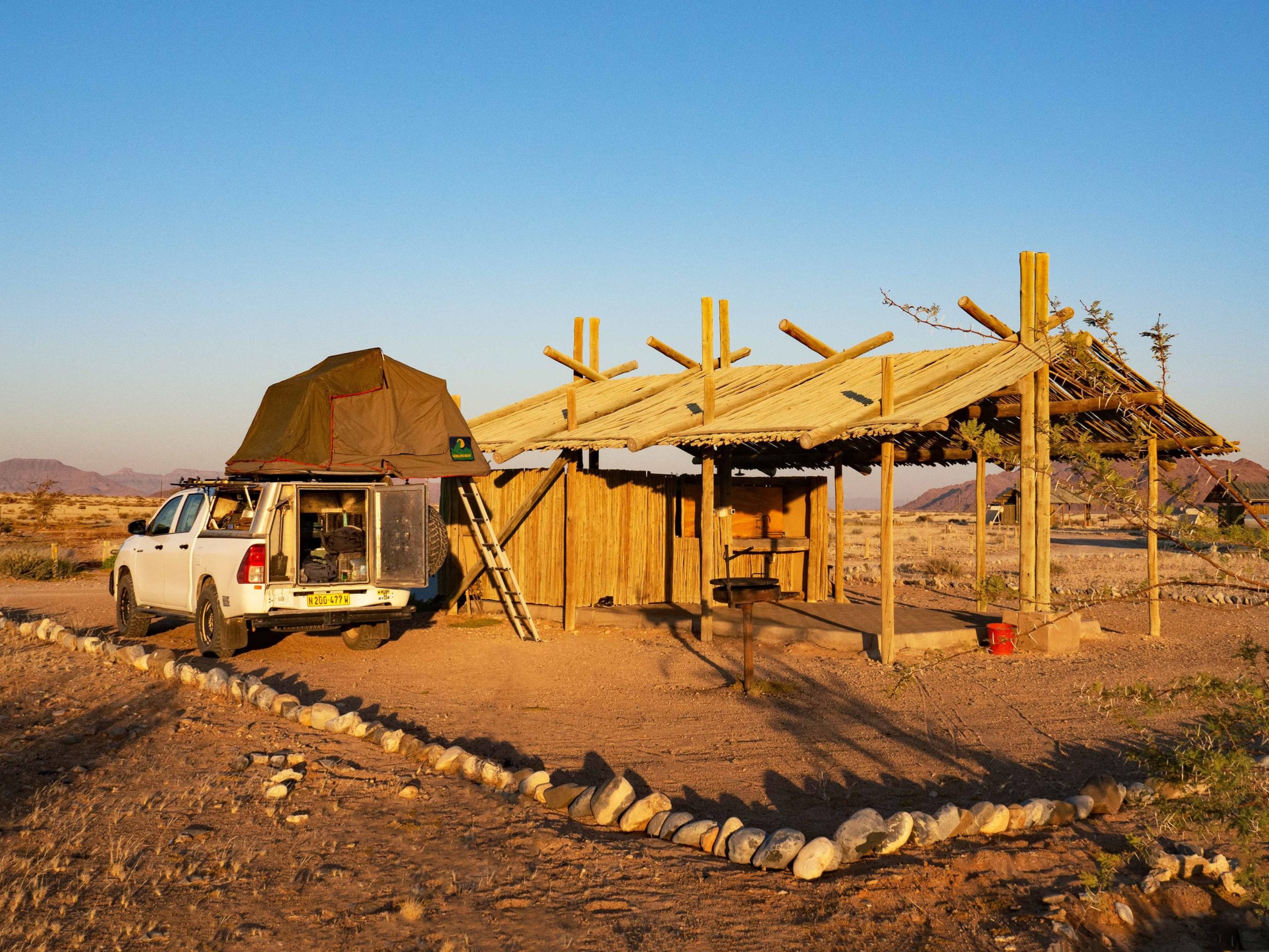 Weltreise 2021 Namibia Campsites