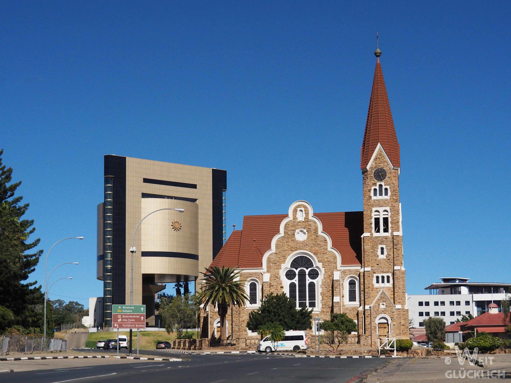 Weltreise 2021 Namibia Windhoek Christuskirche