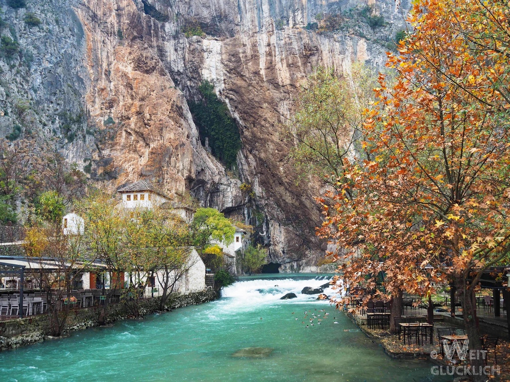 Weltreise 2021 Mostar Ausflüge Blagaj Quelle