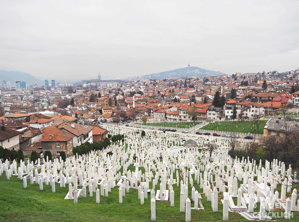 Weltreise 2021 Bosnien Herzegowina Sarajevo Friedhof