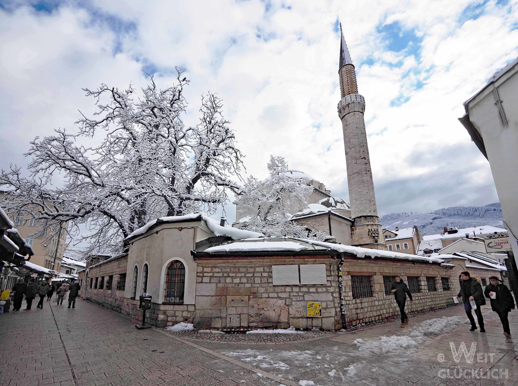Weltreise 2021 Bosnien Herzegowina  Gazi Husrev Beg Bezistan Moschee