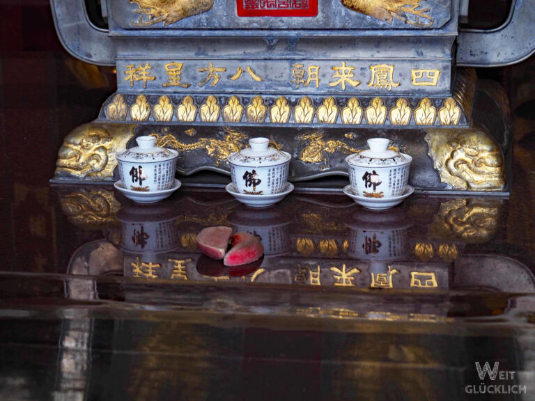 Weltreise 2023 Taiwan Tempel Dankbarkeit