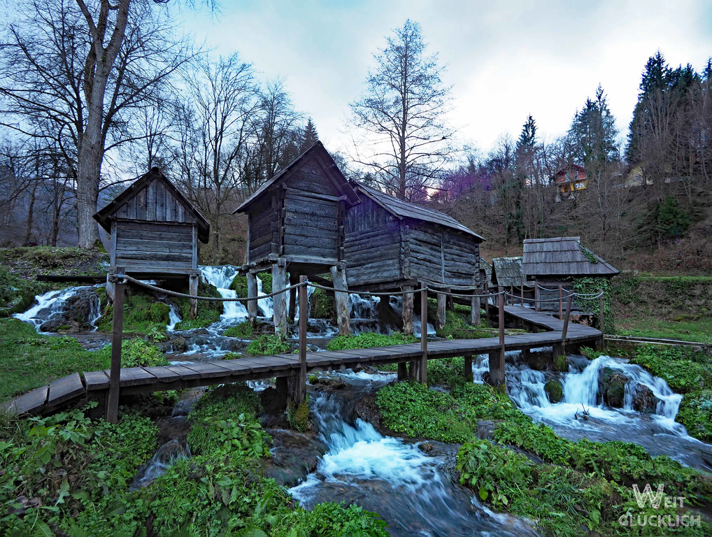 Weltreise 2021 Bosnien Herzegowina Wassermühlen Nationaldenkmal