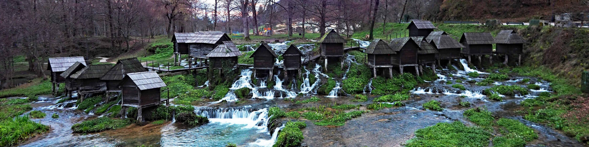 Weltreise 2021 Bosnien Herzegowina Jajce Wassermühlen Pliva