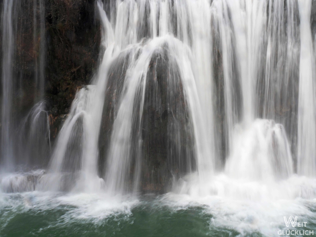 Weltreise 2021 Bosnien Herzegowina Jajce Pliva Wasserfall