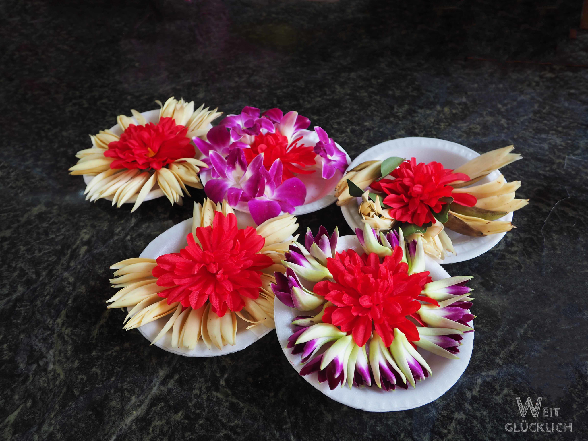 Weltreise Dankbarkeit Blumen