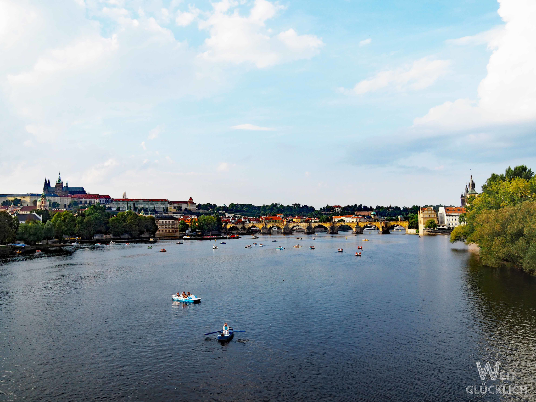 Weltreise 2021 Prag Moldau