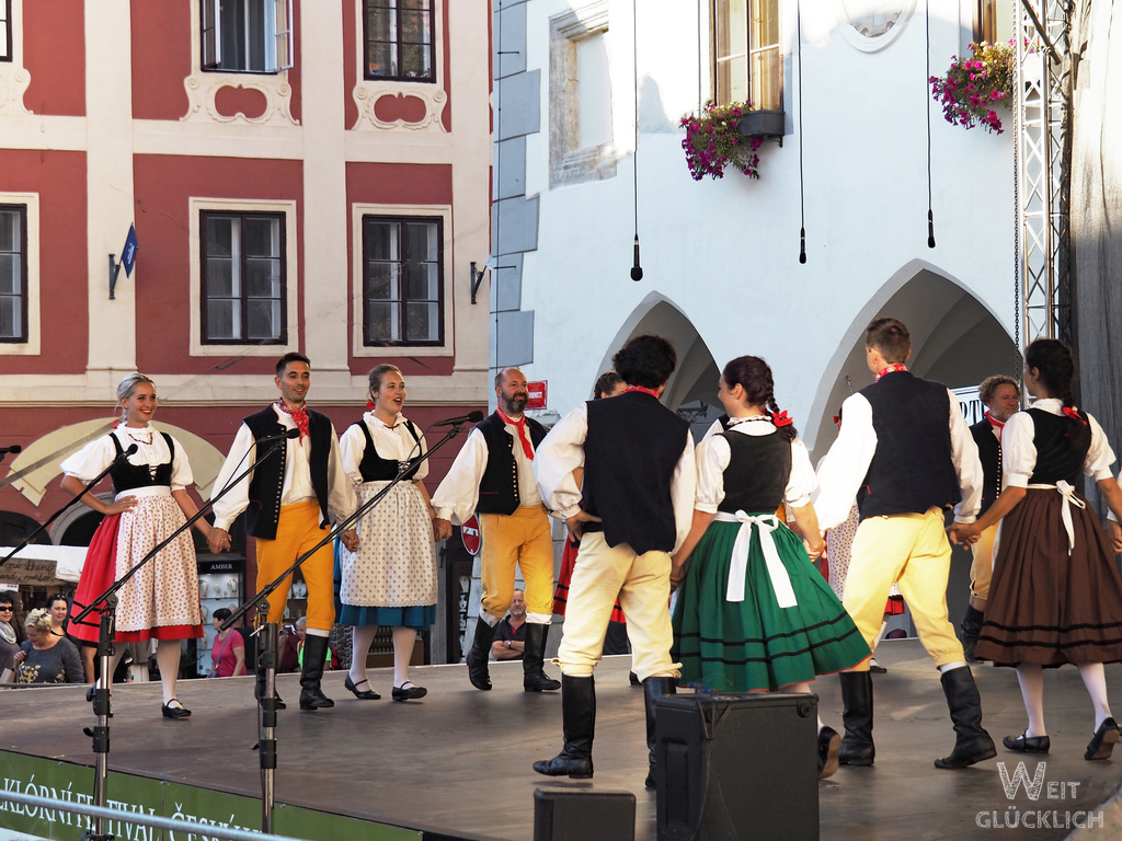 Krumau Folklore Marktplatz