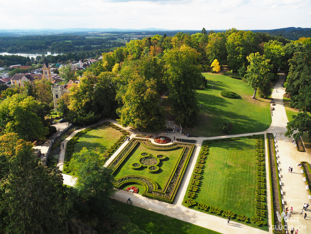 Tschechien Schloss Frauenberg Aussicht
